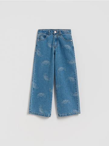 Reserved - Джинси Lilo & Stitch кльош - синій - 836FF-55J