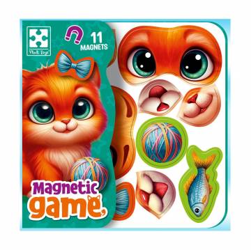 Развивающая магнитная игра Vladi Toys Эмоции Котенка, от 3 лет, 11 деталей (VT3220-05) Развивающая магнитная игра Vladi Toys Эмоции Котенка, от 3 лет, 11 деталей (VT3220-05)