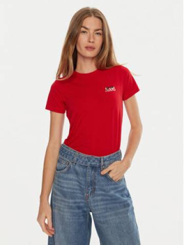 Guess Футболка W4BI57 J1314 Червоний Slim Fit Guess Футболка W4BI57 J1314 Червоний Slim Fit