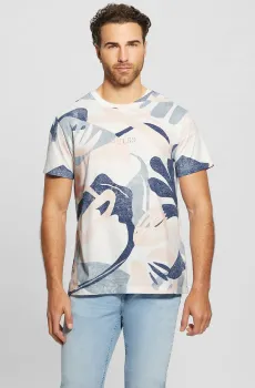 Мужская футболка с узором Разноцветный M Guess M4GI13.I3Z14;P0GL