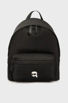 Женский черный рюкзак IKONIK 2.0 NYLON MD BP Черный ONESIZE Karl Lagerfeld 235W3244