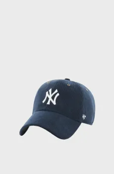 Темно-синяя вельветовая кепка NEW YORK YANKEES THIN CORD Синий ONESIZE 47 Brand TCDCU17IWS-NY