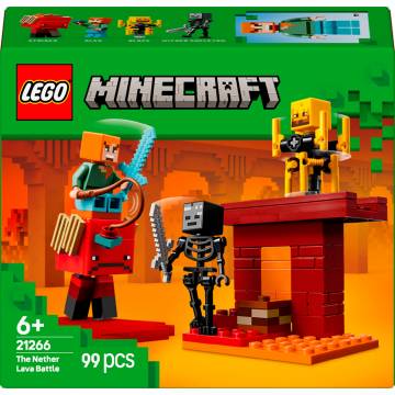 Конструктор LEGO Minecraft Битва з лавою у Незері (21266) Конструктор LEGO Minecraft Битва з лавою у Незері (21266)
