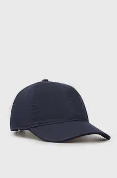 Мужская темно-синяя кепка TH CORP HERRINGBONE 6 PANEL CAP Синий ONESIZE Tommy Hilfiger AM0AM13006
