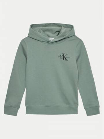 Calvin Klein Jeans Світшот Small Monogram IU0IU00266 M Зелений Regular Fit Calvin Klein Jeans Світшот Small Monogram IU0IU00266 M Зелений Regular Fit