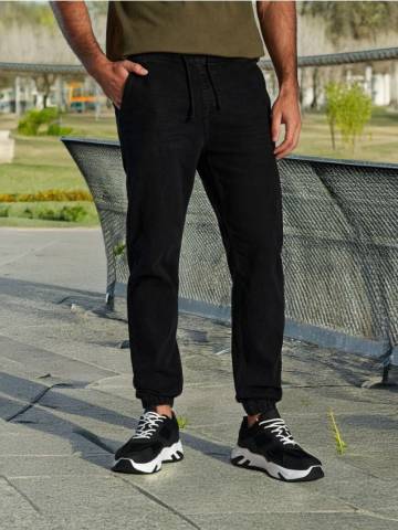 Джинси jogger - чорний Джинси jogger - чорний
