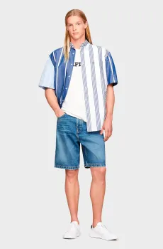 Мужские синие джинсовые шорты BERMUDA SHORT STR 4YRS EAST Синий 31 Tommy Hilfiger MW0MW35175