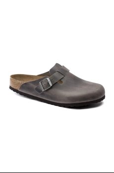 Кожаные шлепанцы Birkenstock Boston