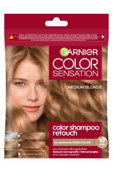 Крем-краска для волос без аммиака Garnier Color Sensation Color Shampoo Retouch 7.0 Блонд, 40 мл