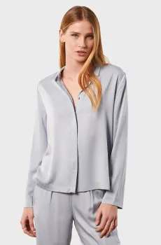 Женская голубая рубашка DAAN Голубой M Etam 6530790