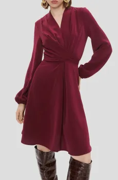 Женское бордовое платье Бордовый 2 DKNY DD3G2174
