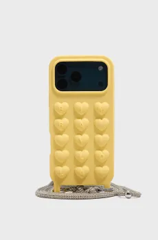 Женский желтый чехол для iPhone 17 Pro Max Желтый ONESIZE Bimba Y Lola 261BAFT04.34100