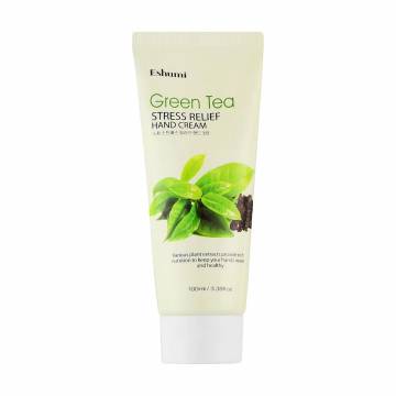 Крем для рук Eshumi Green Tea Stress Relief Hand Cream с экстрактом зеленого чая, 100 мл Крем для рук Eshumi Green Tea Stress Relief Hand Cream с экстрактом зеленого чая, 100 мл