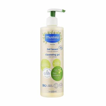 Очищающий гель для волос и тела Mustela Famille Cleansing Gel Hair & Body, 400 мл Очищающий гель для волос и тела Mustela Famille Cleansing Gel Hair & Body, 400 мл