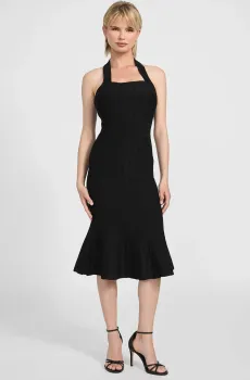 Женское черное платье Черный L Guess W5YK39.Z2XY0;JBLK