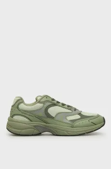 Мужские оливковые кроссовки ARCHIVE 25 Оливковый 41 Tommy Jeans EM0EM01594