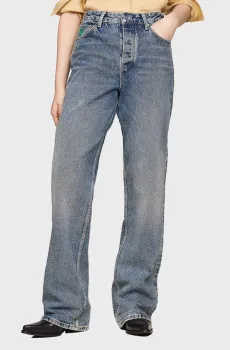 Женские синие джинсы LOOSE STRAIGHT SELVEDGE RW KENT Синий 28-32 Tommy Hilfiger WW0WW42214
