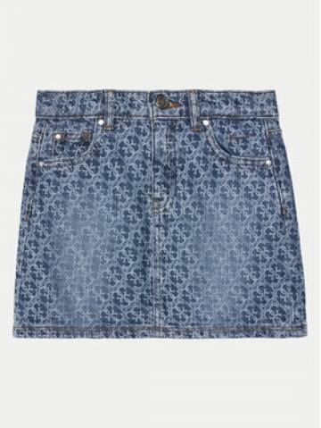 Guess Джинсова спідниця J5RD14 D45E0 Голубий Regular Fit Guess Джинсова спідниця J5RD14 D45E0 Голубий Regular Fit