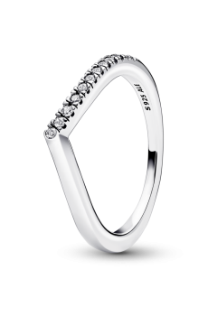 Каблучка Wish з інкрустацією наполовину