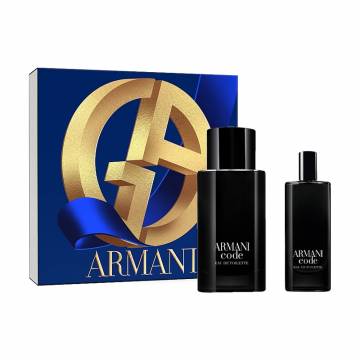 Парфюмированный набор мужской Giorgio Armani Code Pour Homme Set (туалетная вода, 75 мл + туалетная вода, 15 мл) Парфюмированный набор мужской Giorgio Armani Code Pour Homme Set (туалетная вода, 75 мл + туалетная вода, 15 мл)
