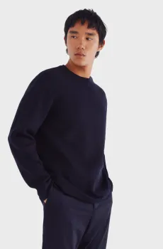 Мужской темно-синий джемпер Milano Синий M SPRINGFIELD 1402495