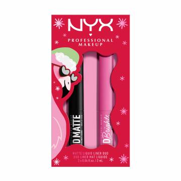 Набор подводок для глаз NYX Professional Makeup Matte Liquid Liner Duo (черная, 2 мл + розовая, 2 мл) Набор подводок для глаз NYX Professional Makeup Matte Liquid Liner Duo (черная, 2 мл + розовая, 2 мл)