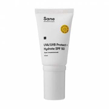Солнцезащитный крем для лица Sane UVA/UVB Protect+ Hydrate SPF 50, 40 мл