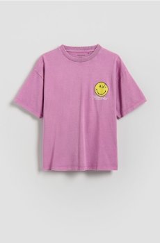 Reserved - Футболка SmileyWorld® - фуксія - 986HR-43X