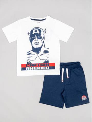 Zippy Набір футболка та шорти Marvel ZKBAP0602 23007 Білий Regular Fit Zippy Набір футболка та шорти Marvel ZKBAP0602 23007 Білий Regular Fit