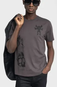 Мужская темно-коричневая футболка Tommy Коричневый M ZADIG&VOLTAIRE JMTS01729_DARK CHOCOLATE