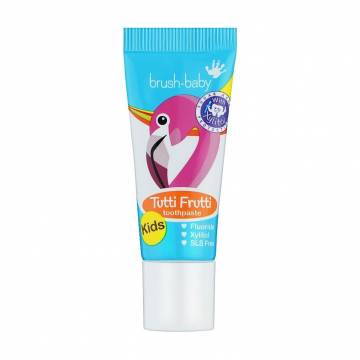 Детская зубная паста Brush-Baby Tutti Frutti от 3 до 6 лет, 12 мл