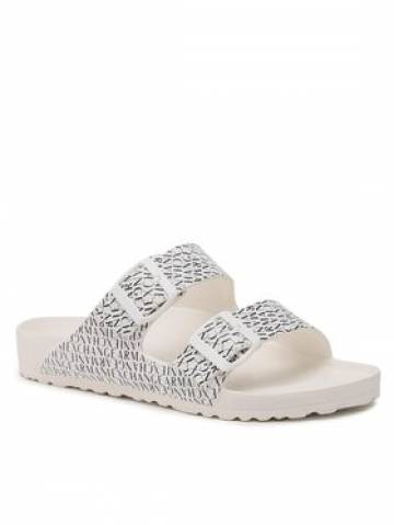 Armani Exchange Шльопанці XUP006 XV673 R326 Білий Armani Exchange Шльопанці XUP006 XV673 R326 Білий