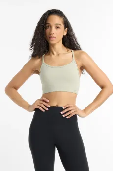 Женский оливковый топ NB Essential Yoga Оливковый 44 New Balance WB51039OVN