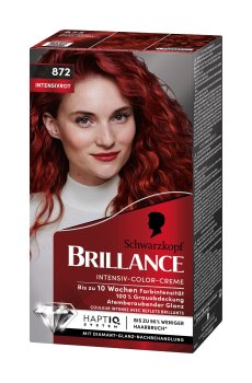 Интенсивная крем-краска для волос Brillance 872 Жаркий красный, 160 мл