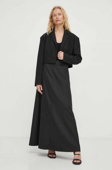Юбка By Malene Birger цвет чёрный maxi расклешённая Юбка By Malene Birger цвет чёрный maxi расклешённая