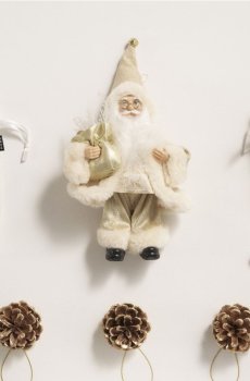 Декоративна фігурка Миколая - золотий