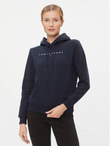 Tommy Jeans Світшот Linear DW0DW17324 Cиній Regular Fit Tommy Jeans Світшот Linear DW0DW17324 Cиній Regular Fit