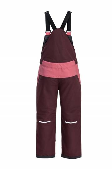Детские лыжные штаны Jack Wolfskin ACTAMIC 2L INS BIB цвет розовый Детские лыжные штаны Jack Wolfskin ACTAMIC 2L INS BIB цвет розовый