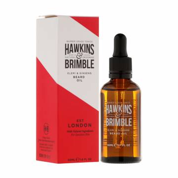 Мужское масло для бороды Hawkins & Brimble Elemi & Ginseng Beard Oil, 50 мл Мужское масло для бороды Hawkins & Brimble Elemi & Ginseng Beard Oil, 50 мл