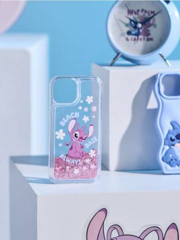 Чохол для iPhone 15 Stitch - рожевий Чохол для iPhone 15 Stitch - рожевий