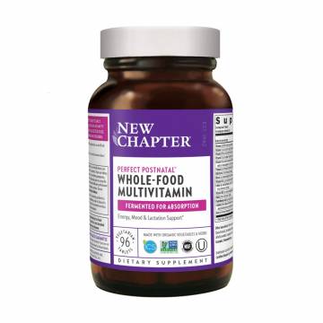 Женские мультивитамины New Chapter Perfect Postnatal Whole-Food Multivitamin в послеродовой период, 96 таблеток Женские мультивитамины New Chapter Perfect Postnatal Whole-Food Multivitamin в послеродовой период, 96 таблеток