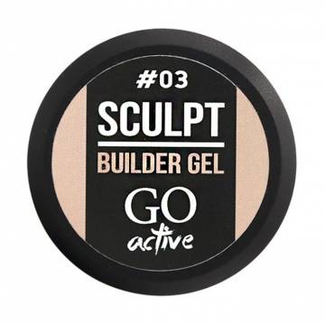 Билдер-гель для ногтей GO Active Sculpt Builder Gel 03 Natural, 12 мл Билдер-гель для ногтей GO Active Sculpt Builder Gel 03 Natural, 12 мл