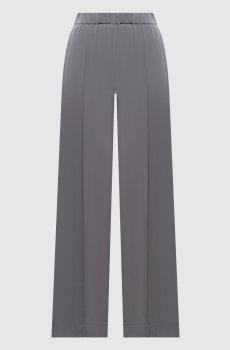 Серые брюки с разрезами