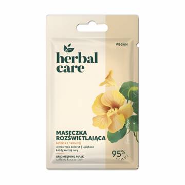 Осветляющая маска для лица Farmona Herbal Care Brightening Mask с кофеином и настурцией, 7 г Осветляющая маска для лица Farmona Herbal Care Brightening Mask с кофеином и настурцией, 7 г