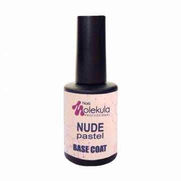 Камуфлирующая база для гель-лака Nails Molekula Professional Nude Base Coat, Pastel, 12 мл Камуфлирующая база для гель-лака Nails Molekula Professional Nude Base Coat, Pastel, 12 мл