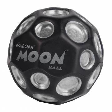 Мяч-стрибун Waboba Moon ball Nether чорний з срібним (322C99_A/2) Мяч-стрибун Waboba Moon ball Nether чорний з срібним (322C99_A/2)