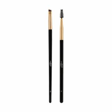 Набор кистей для бровей PuroBio Cosmetics Brush No 13, синтетический ворс, 2 шт Набор кистей для бровей PuroBio Cosmetics Brush No 13, синтетический ворс, 2 шт