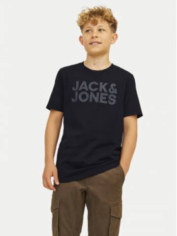 Jack&Jones Junior Футболка Corp Logo 12152730 Чорний Regular Fit Jack&Jones Junior Футболка Corp Logo 12152730 Чорний Regular Fit