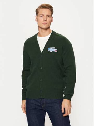 Lacoste Кардиган AH3053 Зелений Classic Fit Lacoste Кардиган AH3053 Зелений Classic Fit