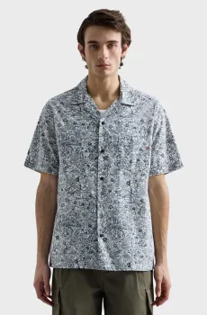 Мужская рубашка с узором Разноцветный L Replay M4157 .000.75102